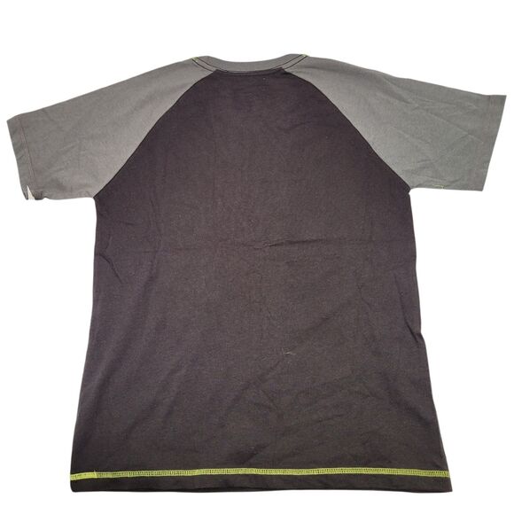 Marvel Boy Spiderman Logo Miles Morales Short Sleeves T-shirt Black/Gray Size M - Picture 2 of 7